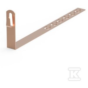 Uchwyt pod dachówkę CU L-330 /100 z zaczepami 91002703 Uchwyt pod dachówkę CU L-330 /100 z zaczepami 91002703