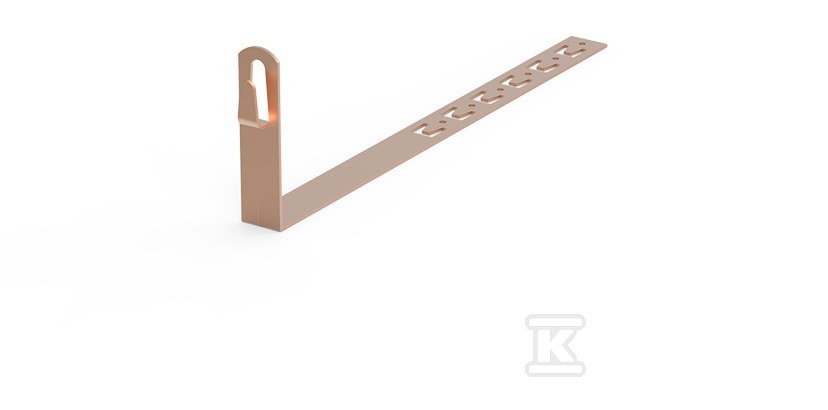 Uchwyt pod dachówkę CU L-330 /100 z zaczepami 91002703 - obrazek 1