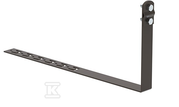Uchwyt pod dachówkę L-450 z zaczepem 100 skręcany LA 9005 91003515 - obrazek 1