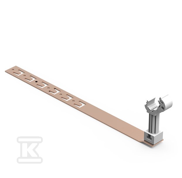 Uchwyt pod dachówkę CU L-415 z zaczepem z plastikiem 91003803 - obrazek 1