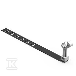 Uchwyt pod dachówkę L-415 z zaczepem, z plastikiem LA 9005 91003815 Uchwyt pod dachówkę L-415 z zaczepem, z plastikiem LA 9005 91003815