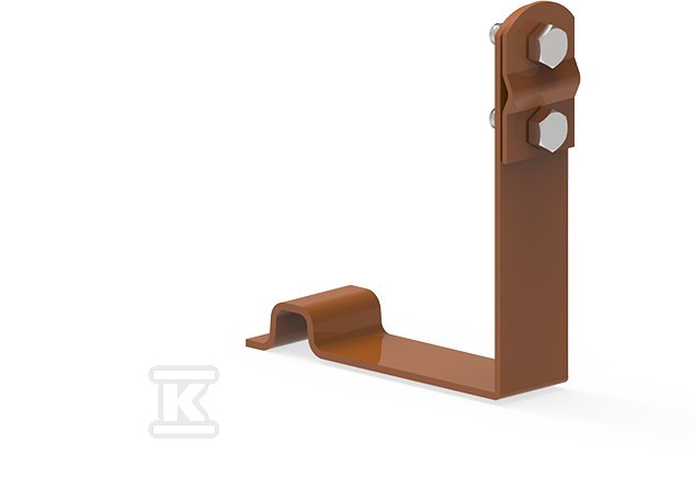 Uchwyt pod dachówkę z zamkiem Brass LA 8004 91009613 - obrazek 1