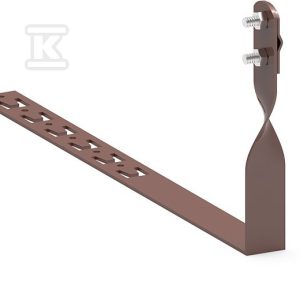 Uchwyt pod dachówkę L-330 z zaciskiem LA 8017 91103014 Uchwyt pod dachówkę L-330 z zaciskiem LA 8017 91103014