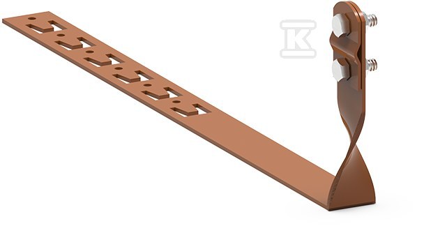 Uchwyt pod dachówkę L-450, z zaczepami EP (100 szt.) LA 8004 91103513 - obrazek 1