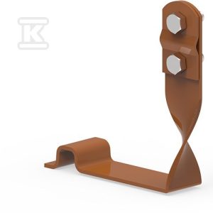 Uchwyt pod dachówkę z zamkiem Brass LA 8004 91109613