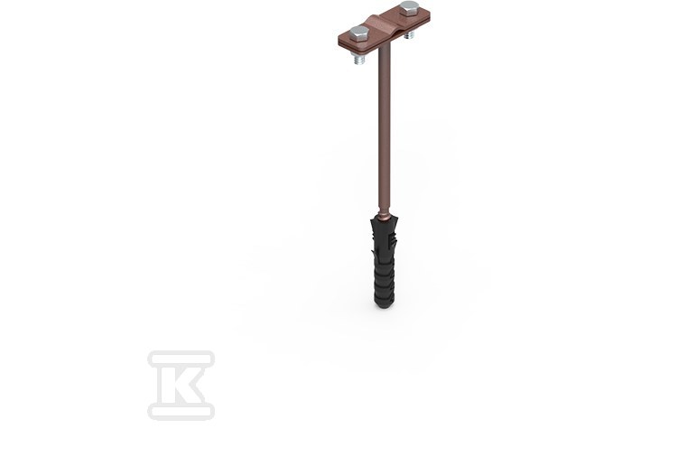 Uchwyt z kołkiem FI-12 L-120 LA 8017 91200214 - obrazek 1
