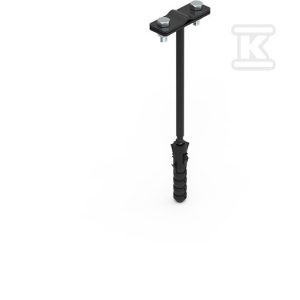 Uchwyt z kołkiem FI-12 L-120 LA 9005 91200215 Uchwyt z kołkiem FI-12 L-120 LA 9005 91200215