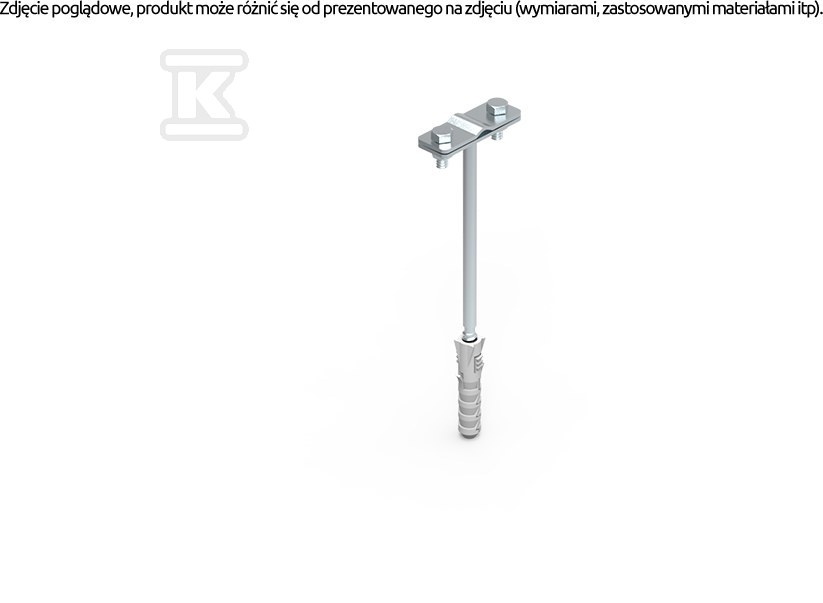 Uchwyt z kołkiem FI-12 L-120 LA 7016 91200220 - obrazek 1