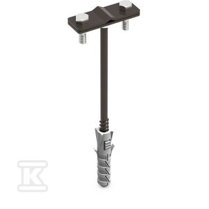 Uchwyt z kołkiem FI-12 L-250 LA 9005 91200415