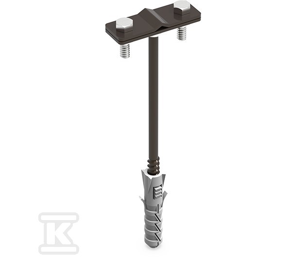 Uchwyt z kołkiem FI-12 L-250 LA 9005 91200415 - obrazek 1