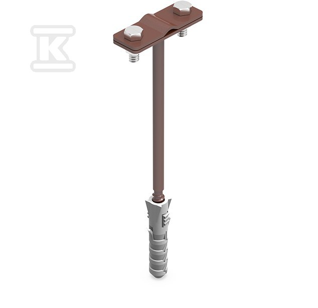 Uchwyt z kołkiem FI-12 L-400 LA 8017 91200614 - obrazek 1