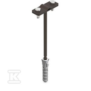 Uchwyt z kołkiem FI-12 L-400 LA 9005 91200615