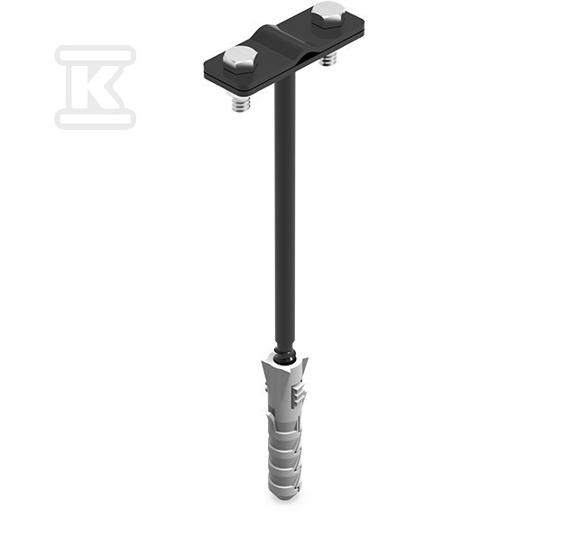Uchwyt z kołkiem FI-12 L-400 LA 7016 91200617 - obrazek 1