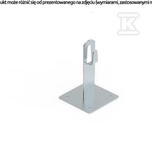 Uchwyt dachowy z płytką /100, skręcany CU 91500403 Uchwyt dachowy z płytką /100, skręcany CU 91500403