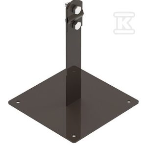 Uchwyt pod dachówkę z płytką MAX 100 skręcany LA 9005 91600515 Uchwyt pod dachówkę z płytką MAX 100 skręcany LA 9005 91600515