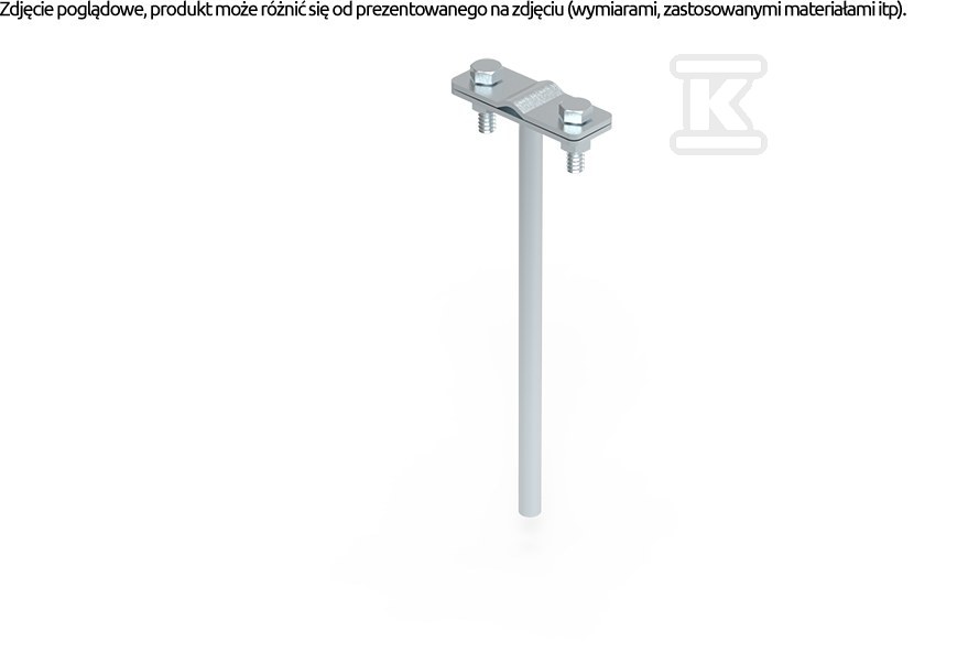 Uchwyt dystansowy L-160 LA 8019 92400118 - obrazek 1