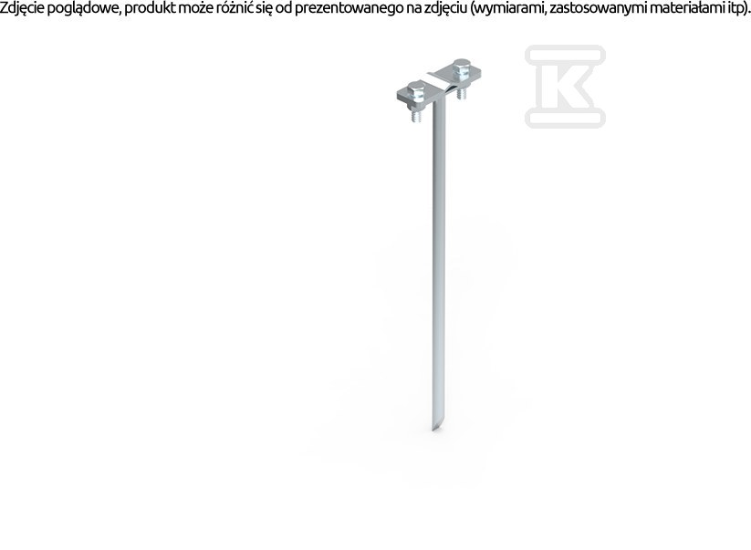 Uchwyt dystansowy wbijany Ni L-250 92400205 - obrazek 1