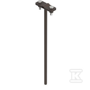 Uchwyt dystansowy wbijany L-250 LA 9005 92400215