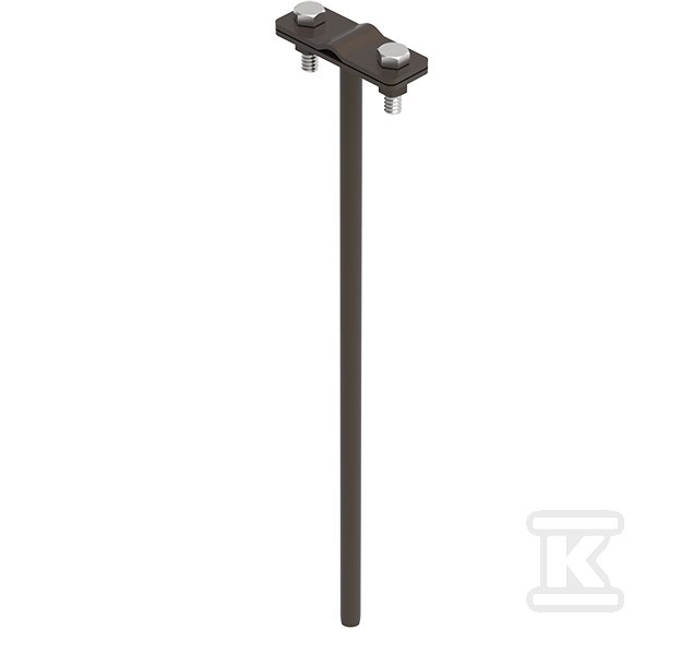 Uchwyt dystansowy wbijany L-250 LA 9005 92400215 - obrazek 1