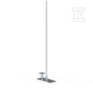 Maszt odgromowy aluminiowy z podstawą metalową 3,0m 94383009 Maszt odgromowy aluminiowy z podstawą metalową 3,0m 94383009