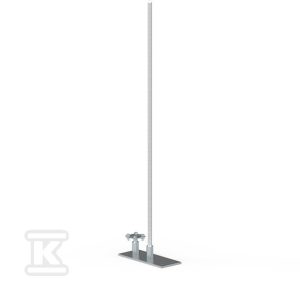 Maszt odgromowy aluminiowy z podstawą metalową 4,0m 94384009 Maszt odgromowy aluminiowy z podstawą metalową 4,0m 94384009