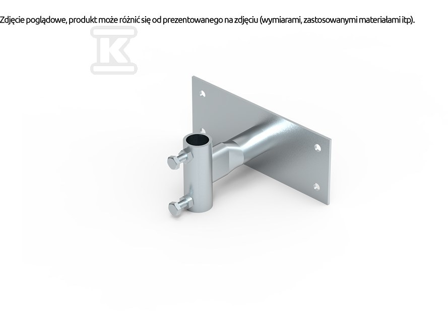 Uchwyt masztu mały 100x250 FI 30 mm LA 7016 96000117 - obrazek 1