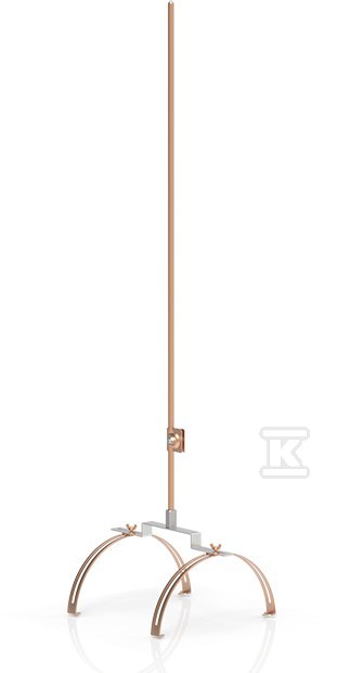 Iglica gąsiorowa podwójna L-1000 CU 97101003 - obrazek 1