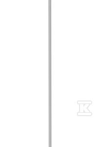 Iglica aluminiowa gąsiorowa l-2000 podwójna 97102009 Iglica aluminiowa gąsiorowa l-2000 podwójna 97102009