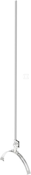 Iglica aluminiowa gąsiorowa l-1000 pojedyncza 97111009