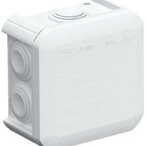 Skrzynka przyłączeniowa OBO Bettermann T40, IP55, (D x S x W) 90 x 90 x 52 mm, szaro-biały (ral 7035), 1 szt. Skrzynka przyłączeniowa OBO Bettermann T40, IP55, (D x S x W) 90 x 90 x 52 mm, szaro-biały (ral 7035), 1 szt.