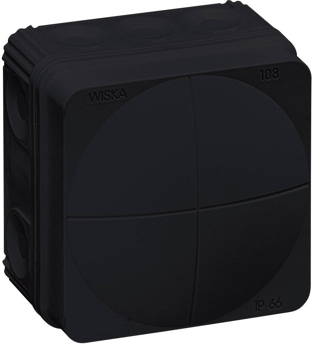 Wiska 10061999 Skrzynka przyłączeniowa (D x S x W) 76 x 76 x 51 mm czarny IP66 1 szt. - obrazek 1