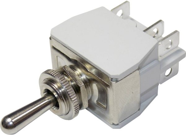 APEM 649H/2 Przełącznik dźwigienkowy 649H/2, 2 x wł/wył/wł, 250 V/AC, 10 A, 1 szt.