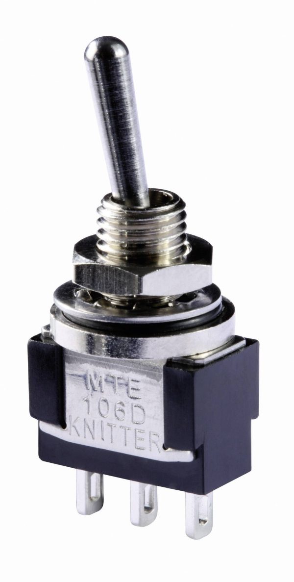 Knitter-Switch MTE 106E Przełącznik dźwigienkowy MTE 106E, 1 x wł/wył/wł, 250 V/AC, 3 A, IP67, 1 szt.