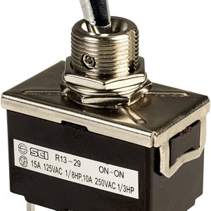 SCI R13-29B Przełącznik dźwigienkowy R13-29B, 2 x wł/wł, 250 V/AC, 10 A, 1 szt.