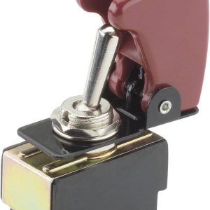 TRU COMPONENTS 1587823 Przełącznik dźwigienkowy TC-R13-28B-01/R17-10, 2 x wł/wł, 250 V/AC, 10 A, 1 szt.