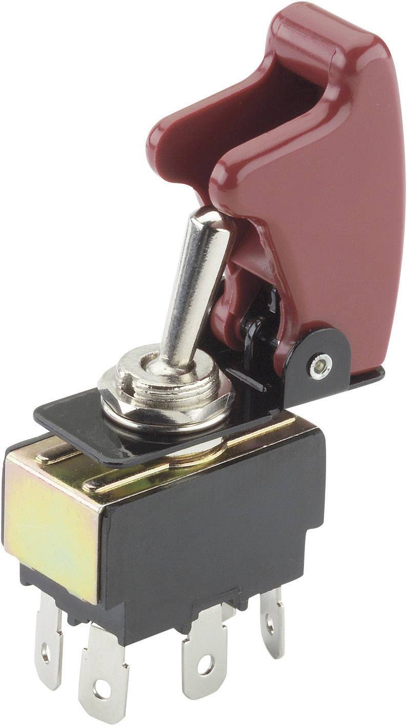 TRU COMPONENTS 1587823 Przełącznik dźwigienkowy TC-R13-28B-01/R17-10, 2 x wł/wł, 250 V/AC, 10 A, 1 szt. - obrazek 1