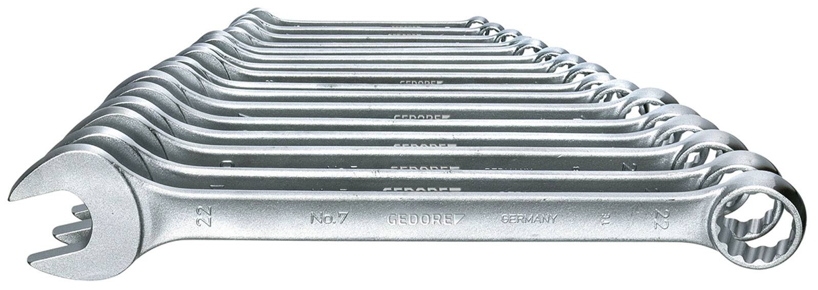 Zestaw kluczy płasko oczkowych Gedore 7-017 6093580 - obrazek 1