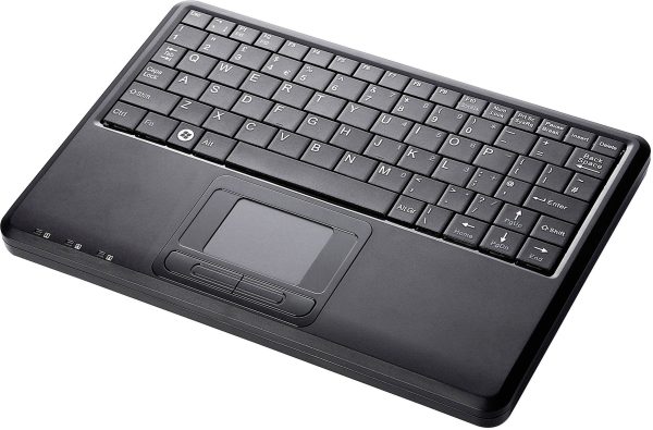 Klawiatura Perixx PERIBOARD-510-PLUS czarny Za zaintegrowanym Touchpad’em