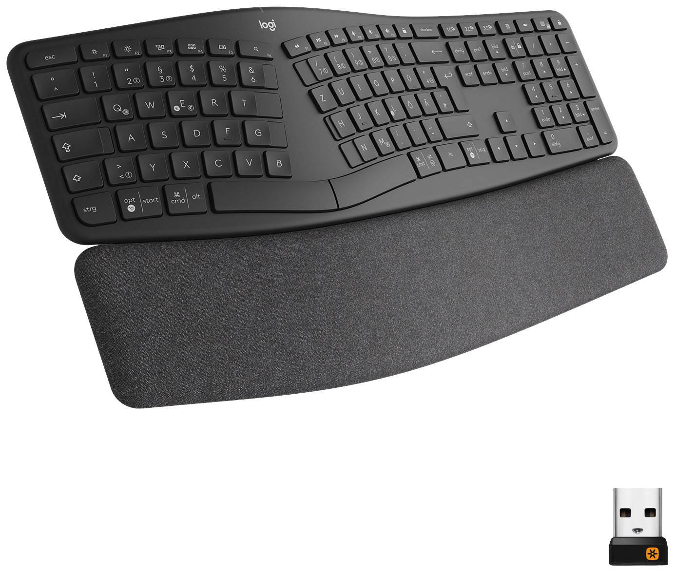 Klawiatura Logitech ERGO K860 Niemiecki, QWERTZ - obrazek 1