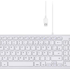 Klawiatura Perixx PERIBOARD-213 DE W Niemiecki, QWERTZ Klawiatura Perixx PERIBOARD-213 DE W Niemiecki, QWERTZ