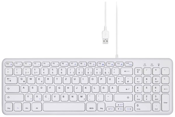 Klawiatura Perixx PERIBOARD-213 DE W Niemiecki, QWERTZ