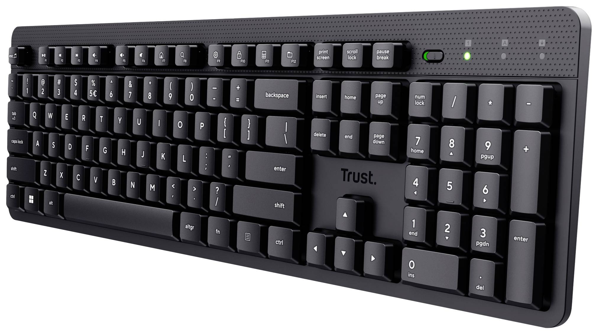 Klawiatura Trust ODY II Niemiecki, QWERTZ - obrazek 1