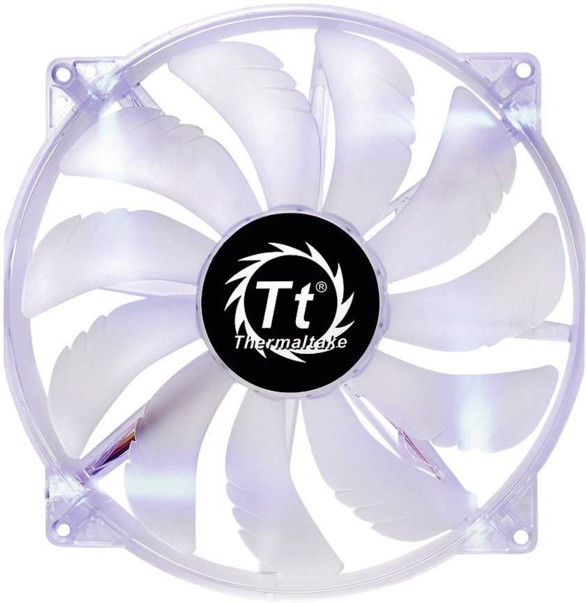 Thermaltake Pure 20 LED Blue Wentylator do obudowy PC przejrzysty (S x W x G) 200 x 200 x 30 mm - obrazek 1