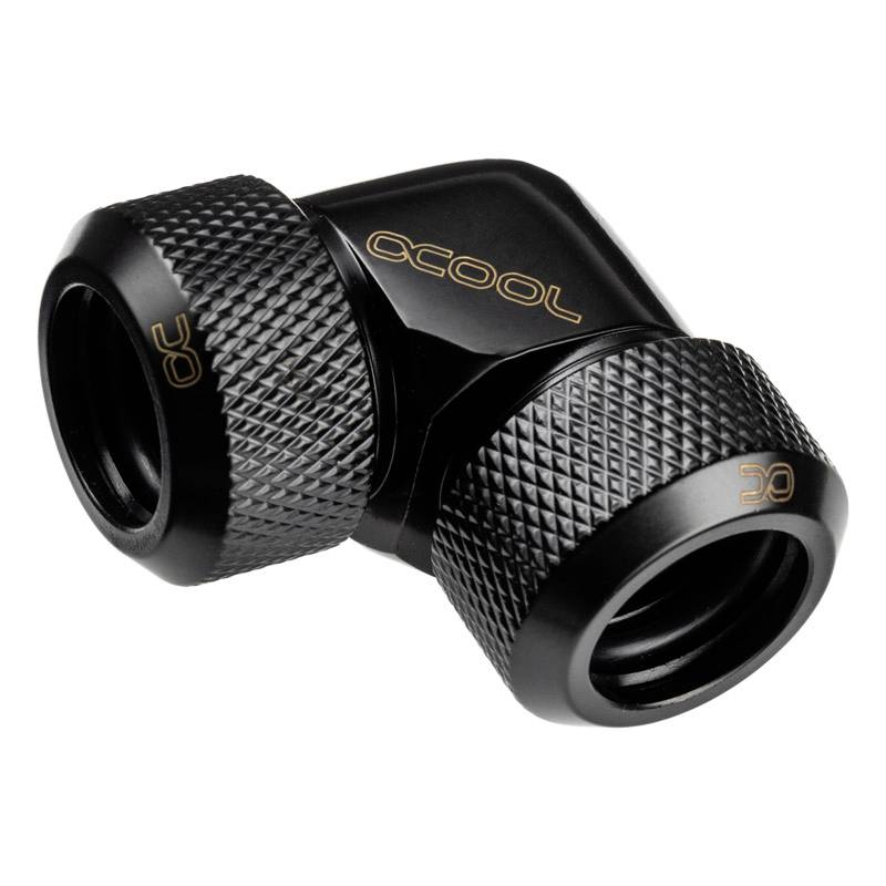 Przyłącze kątowe wody chłodzącej Alphacool Eiszapfen 13mm Hardtube Anschraubtülle 90 Grad L-Verbinder - obrazek 1