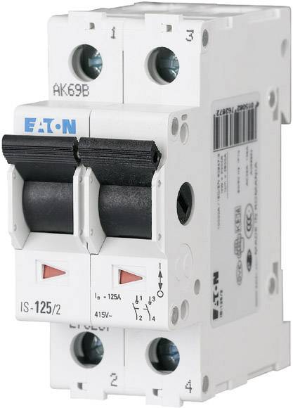 Włącznik główny 2 styki 16 A 2 NC, 2 NO 240 V/AC Eaton 276255 - obrazek 1