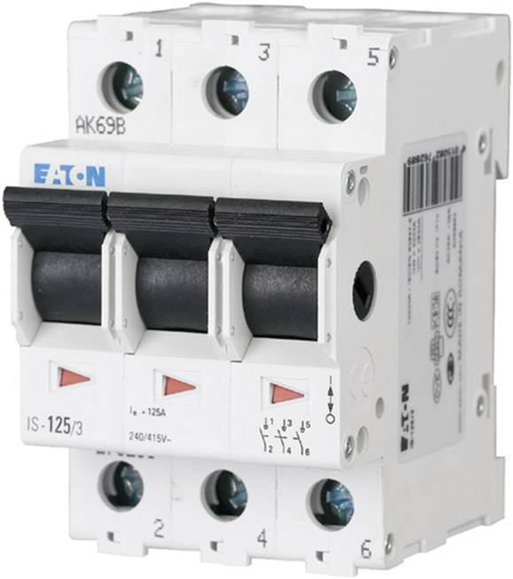 Włącznik główny 3 styki 100 A 3 NC, 3 NO 240 V/AC Eaton 276284 - obrazek 1