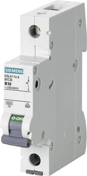 Wyłącznik automatyczny Siemens 5SL6110-7, 5SL61107, C, 10 A