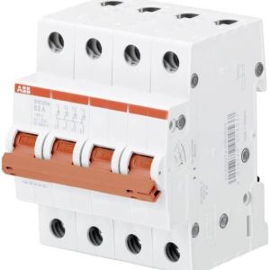 rozłącznik izolacyjny szary 4 styki 63 A 4 NO ABB 2CDD274111R0063