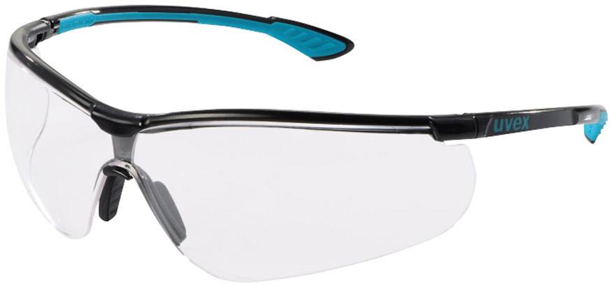 uvex sportstyle 9193376 Okulary ochronne z ochroną UV czarny, zielony - obrazek 1