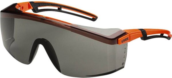 uvex astrospec 2.0 9164246 Okulary ochronne z ochroną UV pomarańczowy, czarny
